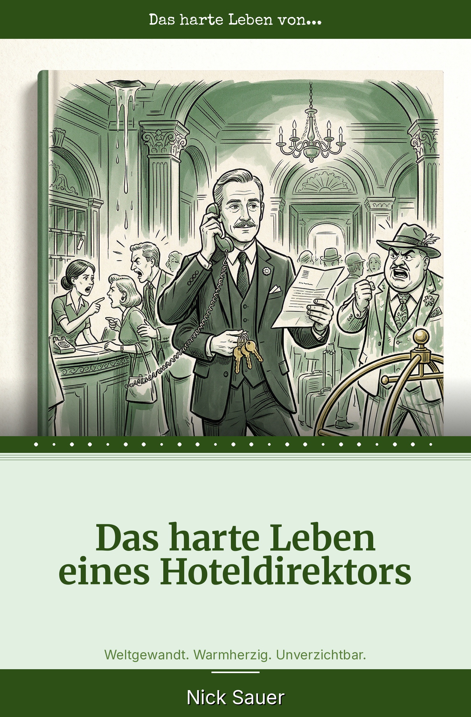 Buchcover: Das harte Leben eines Hoteldirektors