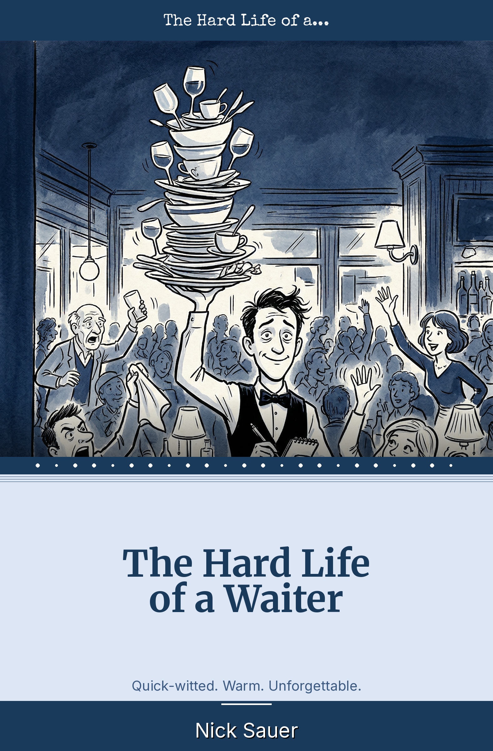 Book cover: The Hard Life of a Waiter
